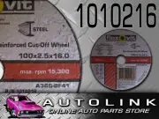 FLEXOVIT 1010216 CUTTING WHEEL 4" 100 x 2.5 x 16.0mm FLAT CUT OFF WHEEL DISC x5