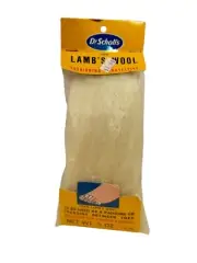 Vintage Dr. Scholls 100% Lamb’s Wool Cushioning Padding 3/8oz, 1971, New