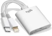 SD Card Reader for Iphone Ipad Andriod Camera, USB C & Lightning Card Reader Co