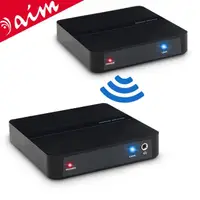 在飛比找momo購物網優惠-【aim】2.4G遠距無線音源傳輸接收套件組(AS323 A