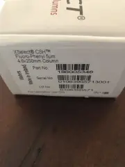 Waters HPLC column Xselect CSH Fluoro-Phenyl 4.6mm X 250 mm 5um Brand New