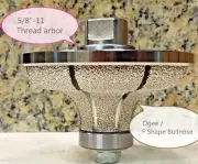 3/4" 1" 1 1/4" 1 1/2" Ogee Bullnose F20 F25 F30 F40 Router Bit Ceramic Granite