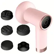 NNEOBA Portable Wireless Massage Gun Handheld Fat Pushing Machine Pink