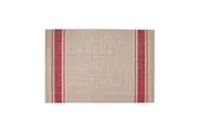 Maxwell & Williams 45x30 cm Table Accents Linen Look Metallic Placemat - Red