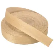 Black Limba Edge Banding, 1 in x 50 ft Wood Veneer Tape, Pre-glued Flexible