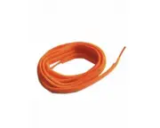 Electric orange flat shoelaces - best nike shoelaces, hickies shoelaces