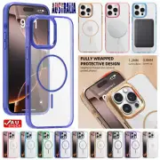 Magsafe Clear Case Shockproof Cover For iPhone 16e 16 15 14Plus 13 12 11 Pro Max