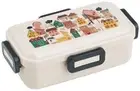 Skater Happy Go Lucky Lunch Box 530ml Antibacterial Softly Served Dome-Shaped Li
