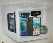 Combination Lock Box for Personal Items Lockable Storage Box for Office Locker