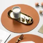 Modern Dining Table Placemat Set with Non-slip Coasters Washable for Kitchen
