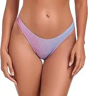 [RELLECIGA] Women's Swimwear, Bikini Bottoms, high Cut Thong Bottom