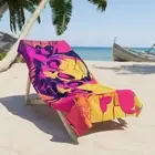 Curious Things - Yellow Skull and Crossbones Beach Towel 6