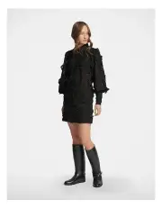 [Decjuba] Cameron Lace Shirt in Black