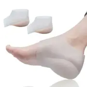 Orthopedic Arch Unisex Invisible Height Increase Silicone Socks Gel Heel Pads
