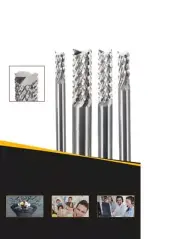 Milling Cutter CNC Machine Tungsten Steel Alloy D1.0*7*D3.175*38L/D4*25*D4*50