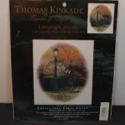 Thomas Kinkade Painter Of Light Embellished Cross Stitch Lamplight Brooke 51193