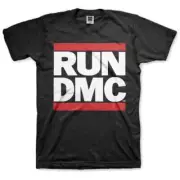 Run DMC Logo T-Shirt Black New