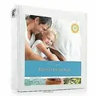 Linenspa Zippered Waterproof Mattress Encasement, Twin, Twin, White