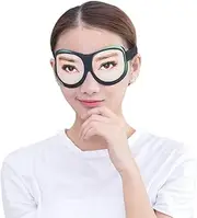 Honbay 3D Funny Eyeshade Soft Sleep Eye Mask with Adjustable Head Strap for Travel, Game, Party, Rest, Sleeping, etc