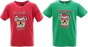 [FIL] Kids Boys Girls Christmas Xmas T Shirt Tree 100% Cotton Red Green Size 0-16 New [Design: Koala w Sunglasses] [Size: 8] [Colour: Red]