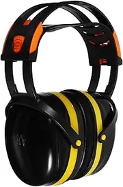 SHINEOFI Noise Cancelling Earmuffs for Study and Sleep Adjustable Noise Reduction Headphones Ergonomic Design for Comfort and Hearing Protection for Work and Industrial Use Black