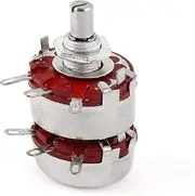 NEW LON0167 6mm Shaft Dia Dual 470K Ohm 2W 2 Gang Linear Carbon Potentiometer(6mm Schaftdurchmesser Dual 470K Ohm 2W 2 Gang Linear Carbon Potentiometer