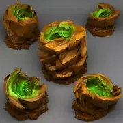 Vortex Stones-3D Printed Resin RPG/Dungeons and Dragons Tabletop Gaming Terrain