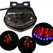 Plastic LED Tail Light Integrated Turn Signals For Kawasaki Ninja 250R 2008-2012