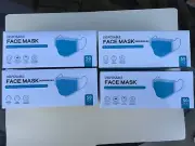 4 boxes) 50 Disposable Face Masks 3-Layers of Protection Earloop