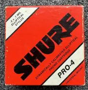 SHURE PRO-4 ELIPTICAL PHONO CARTRIDGE NEW