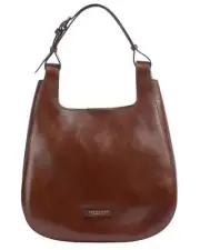 Bag The Bridge Lucia Shoulder Bag Woman Leather Brown