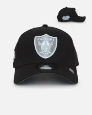 [New Era] New Era Las Vegas Raiders 'Icy Blue' 9forty A-frame Snapback Ice Blue - Size ONE ONE Ice Blue