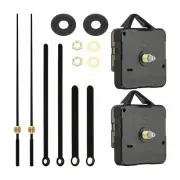 Clock Mechanism Replacement, 2Set Quartz Clock Mechanism DIY Wall Clock, 17002