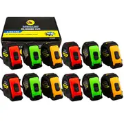 12x Tape Measure 8m Metric Medalist® 12pc H/Duty RubberGrip TripleBladeStop Med