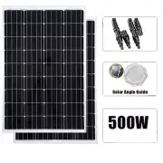 500W 12V Mono Solar Panel Caravan Home Off Gird Battery Charging 2 x 250 Watt AU