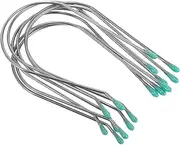 8 Pcs Silver Hot Curler Clips Replacement Kit, Hot Roller Rollers Securing Pins Fits 2 Inch, Replacement Styling Tools and Appliances,Hot Roller Clips Replacement Kit, Fits Most Sized Rollers