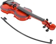 CORHAD Playable Violin Model Wood Grain Violin Music Toy for Beginners Home Decor for Boys and Girls