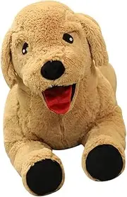 jojofuny 35cm Plush Labrador Retriever Dog Toy Safe Nice Material Baby Puppy Toys for Large Dogs