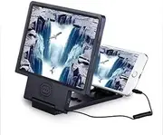 Screen Magnifier,Cell Phone 8.5 Inches 3D Hd Movie Video Amplifier with Foldable Holder Stand Compatible with iPhone X/8/8 Plus/7/7plus and All Other Smart Phones a