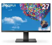 KOORUI 27 Inch Monitor, Full HD 1080P 75Hz Computer Monitor, IPS Display, HDM