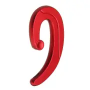P1 Wireless bluetooth Earphone DSP Noise Cancelling Sports Earhook with Mic for iPhone Xiaomi RED COLOR