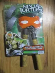 NOS 2014 Playmates Ninja Turtles, Michelangelo Ninja Combat Gear NIB