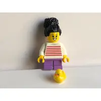 在飛比找蝦皮購物優惠-LEGO 樂高 全新人偶 遊樂園 園遊會+配件 套圈圈 女兒