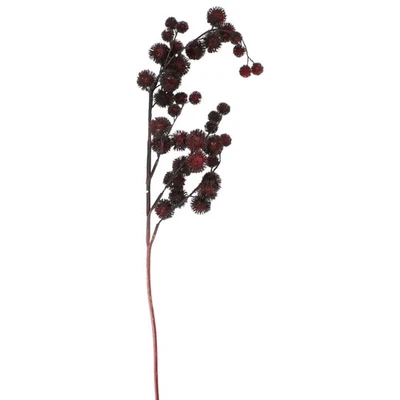 Northlight 41-Inch Red Pine Ball Artificial Christmas Spray