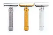 Ambassador Adjustable Stainless Steel DE Safety Razor (Choose Style) - Rex Suppl