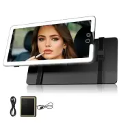 Junyaoxuan Solar Car Sun Visor Vanity Mirror Sun Visor Makeup Mirror for CarD...