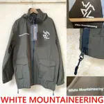 BLACK全新WHITE MOUNTAINEERING X KIU防水W.M.B.C軍綠色WATERPROOF防風衣外套