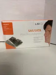 NEW RETAIL LSI 8-PORT SAS/SATA 3Gb/s HBA HOST BUS ADAPTER SAS3081E-R Sealed Box