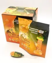 Immune Booster Spoon Honey Ginger+Lemon - 7 Spoons per Bag