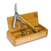 NFL Detroit Lions Elan Deluxe Waiter's Corkscrew in Bamboo Gift Box